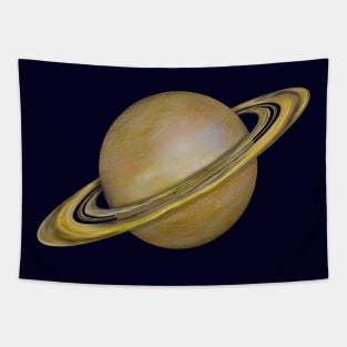 Planet Saturn Tapestry