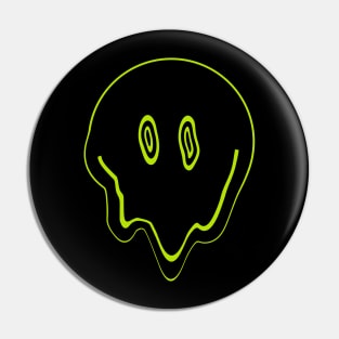 Smile Melt - Lime Green Pin