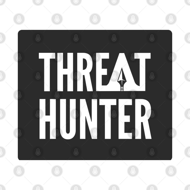 Cybersecurity Threat Hunter Black Background by FSEstyle