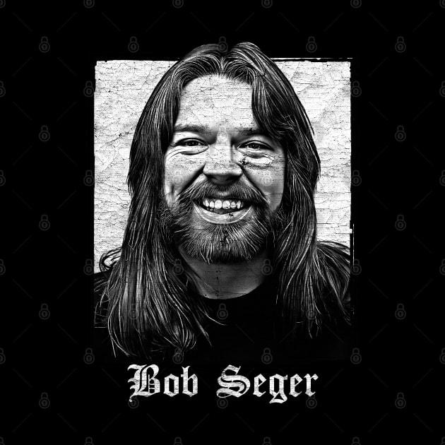 Bob Seger / Vintage Faded Style Fan Design by DankFutura