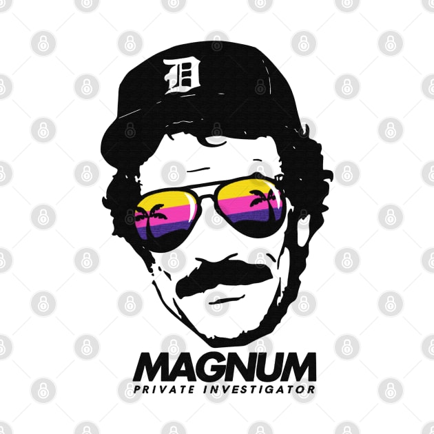 Tom Selleck / Magnum Private Investigator by Ilustra Zee Art