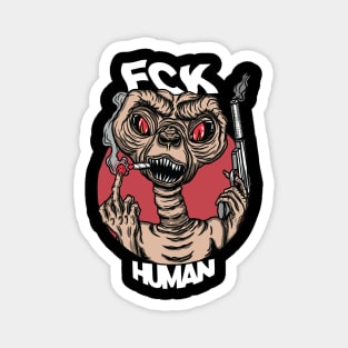 Anti Human Club Magnet