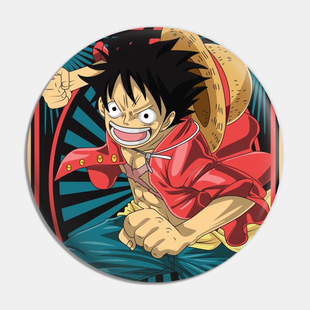 One Piece - Luffy Pin by mounier