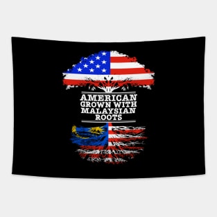 American Grown With Malaysian Roots - Gift for Malaysian With Roots From Malaysia Tapestry