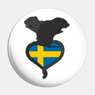 Gerbil Sweden (dark) Pin