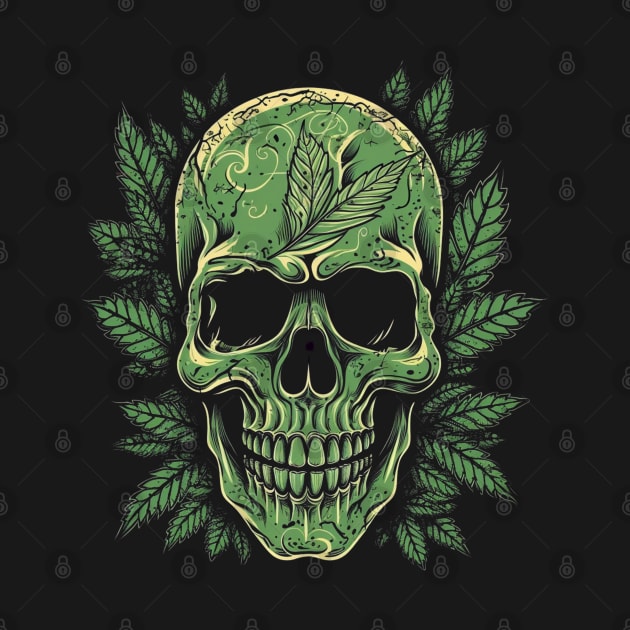 Cannabis Skull Sugar by FrogandFog