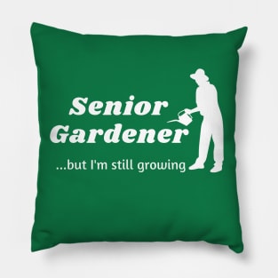 Senior gardener Pillow