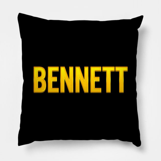 Bennett Family Name Pillow by xesed