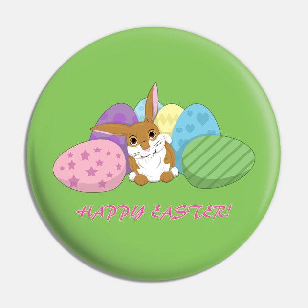 Easter Bunny Pin by SakuraDragon