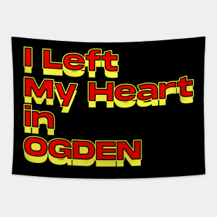 I Left My Heart in Ogden Tapestry