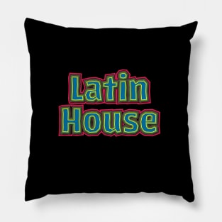 Latin House Music Pillow