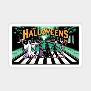 Halloween Street  Abbey Road Parody Magnet