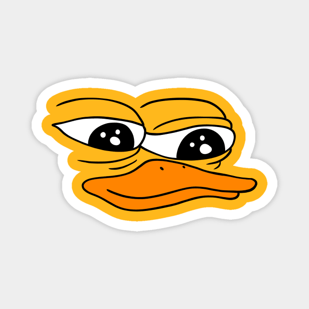 PEPE DUCK Magnet by graffitiasik