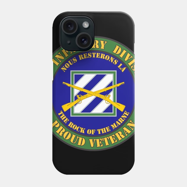 3rd Infantry Division Veteran Phone Case by MBK