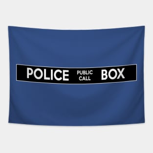 Tardis Police Box Tapestry