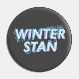 AESPA winter stan name futuristic text glitch MY | Morcaworks Pin