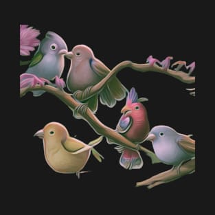 Cute Wild Birds T-Shirt