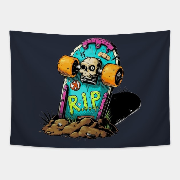 Skateboard Tapestry by Boiys