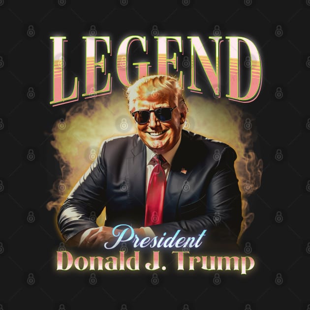Donald Trump - Legend Vintage by Distant War