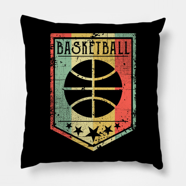 Basketball Sports Retro Vintage Basketball Player Throw Pillow Basketball Sports Retro Vintage Basketball Player Throw Pillow