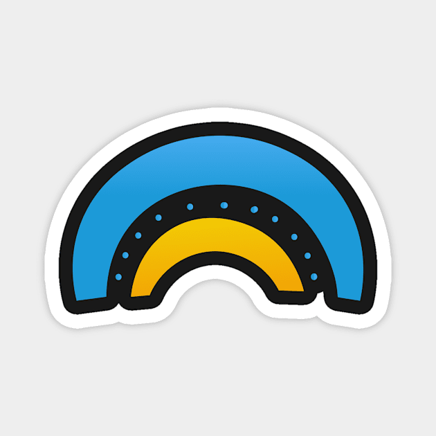 Ukrainian Rainbow Magnet by Lozovytska