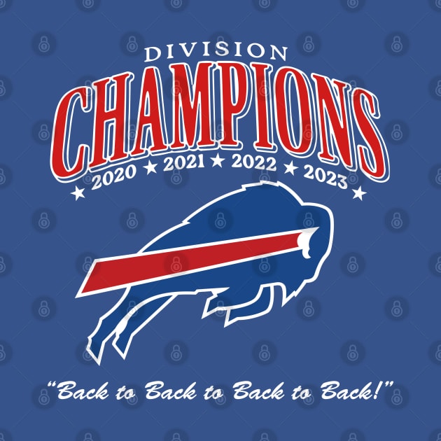 Buffalo Bills Champions Football 2020 2023 Back To Back by anonshirt