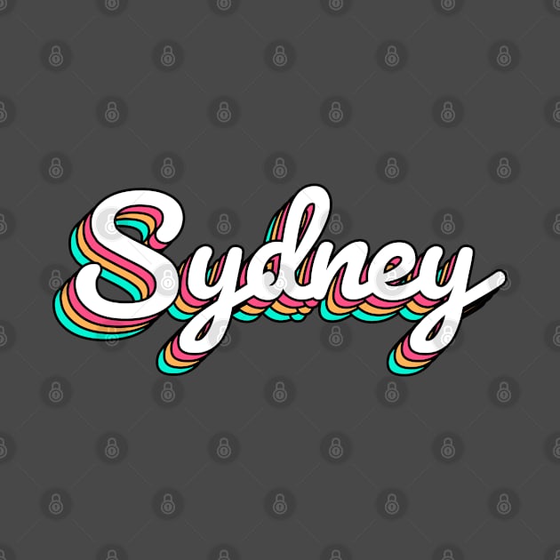 Sydney Australia Retro Script by modeoftravel