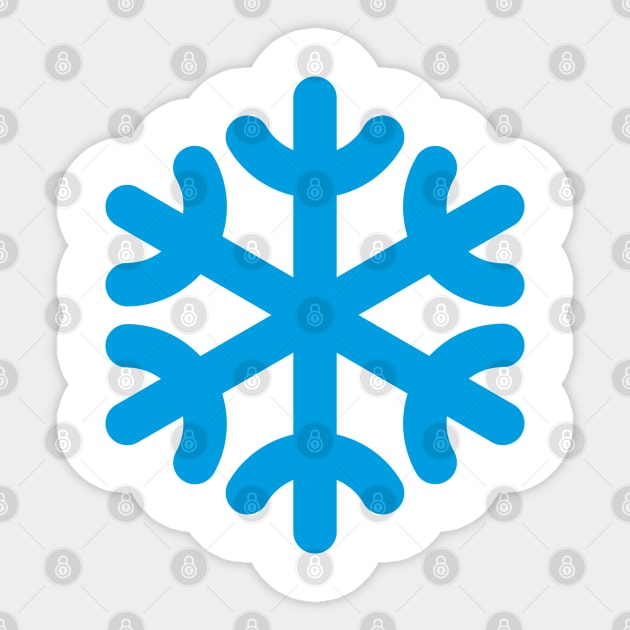 Dimensional Snowflake Stickers