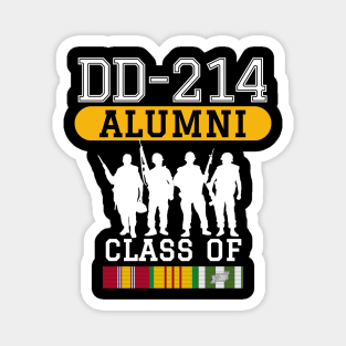 DD-214 Alumni Class of Vietnam Veteran Pride Magnet