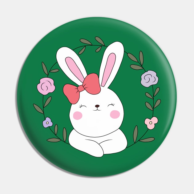 Little Bunny Pin by valentinahramov