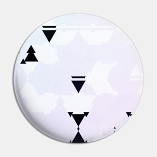 Purple Ombre Triangle Mosaic Pin