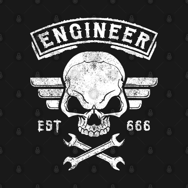 ENGINEER AND ENGINEERING by Tshirt Samurai