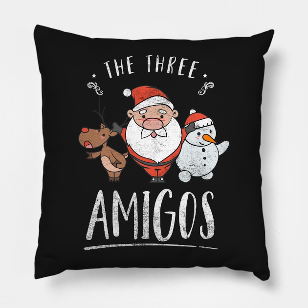 The Three Amigos Pillow by SolarFlare