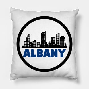 Life Is Better In Albany - Albany Skyline - Albany Tourism - Albany Skyline City Travel & Adventure Lover Pillow