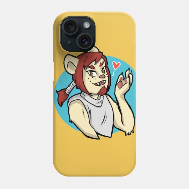 Lionheart Phone Case by GoodMoeJo