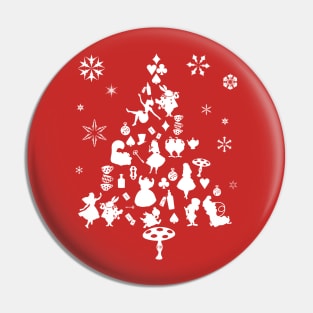 Xmas Tree Alice Pin