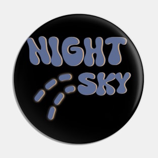 Night sky Pin