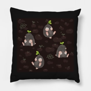 Sprout Moles Pattern Pillow