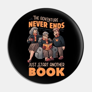 The Adventure Never Ends Just Start Another Book by Tobe Fonseca Pin