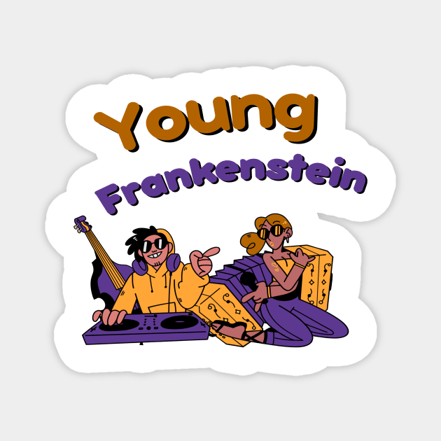 Young frankenstein - Best Vintage 90s Magnet by 2 putt duds