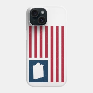 Vintage Iowa USA Flag // Retro American Flag Stars and Stripes Phone Case