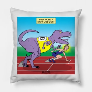 T-Rex Track Racing Pillow