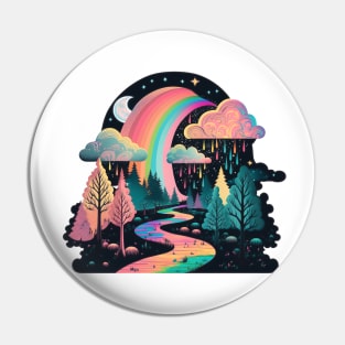 Path Through the Forest Pin