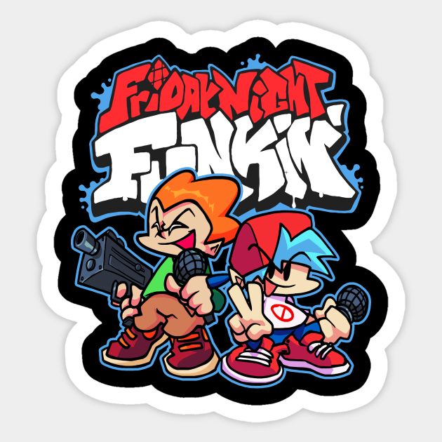 Duo FNF Kids - Friday Night Funkin - Sticker