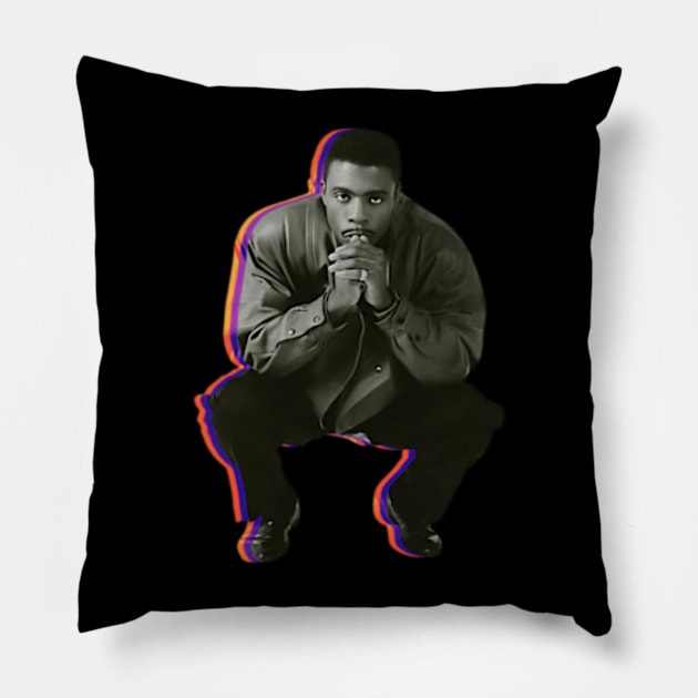 keith sweat quotes art 90s style retro vintage 70s Pillow by graphicaesthetic ✅