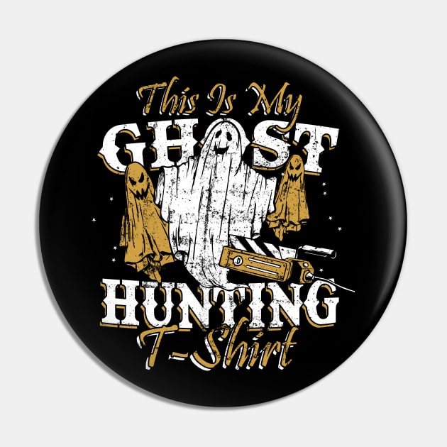 Paranormal Investigator Ghost Hunting Pin by NerdShizzle