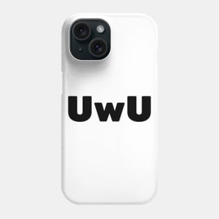 UwU Emoticon Phone Case