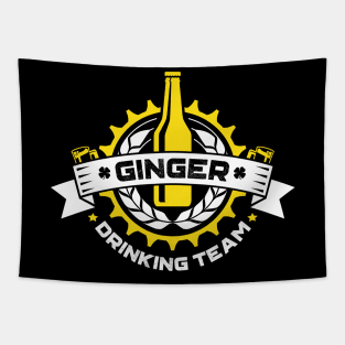 Ginger Drinking Team Irish St Patricks Day Tapestry