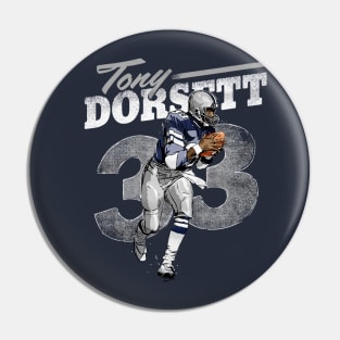 Tony Dorsett Dallas Retro R Pin