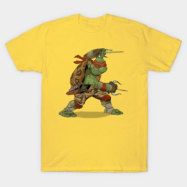 Raphael Ninja Turtles Birthday Shirt, Teenage Mutant Customizable Tee